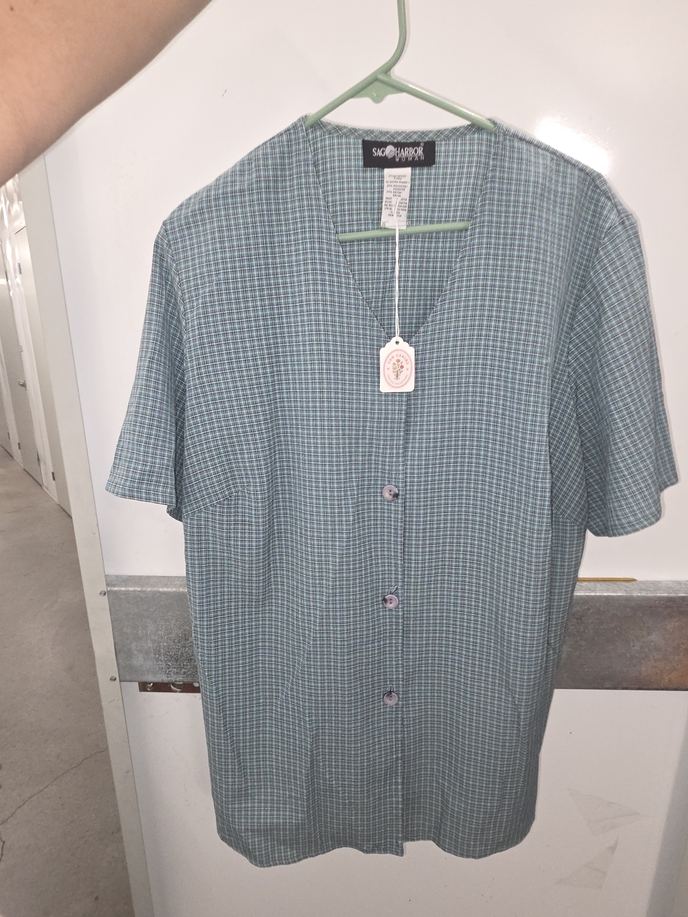 Sag Harbor Women’s Button-Front Top (or Mini Dress)